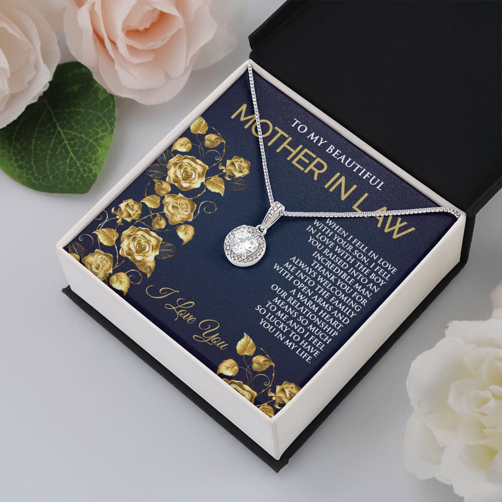 Eternal Hope Necklace for Mother in Law - Meaningful Cards