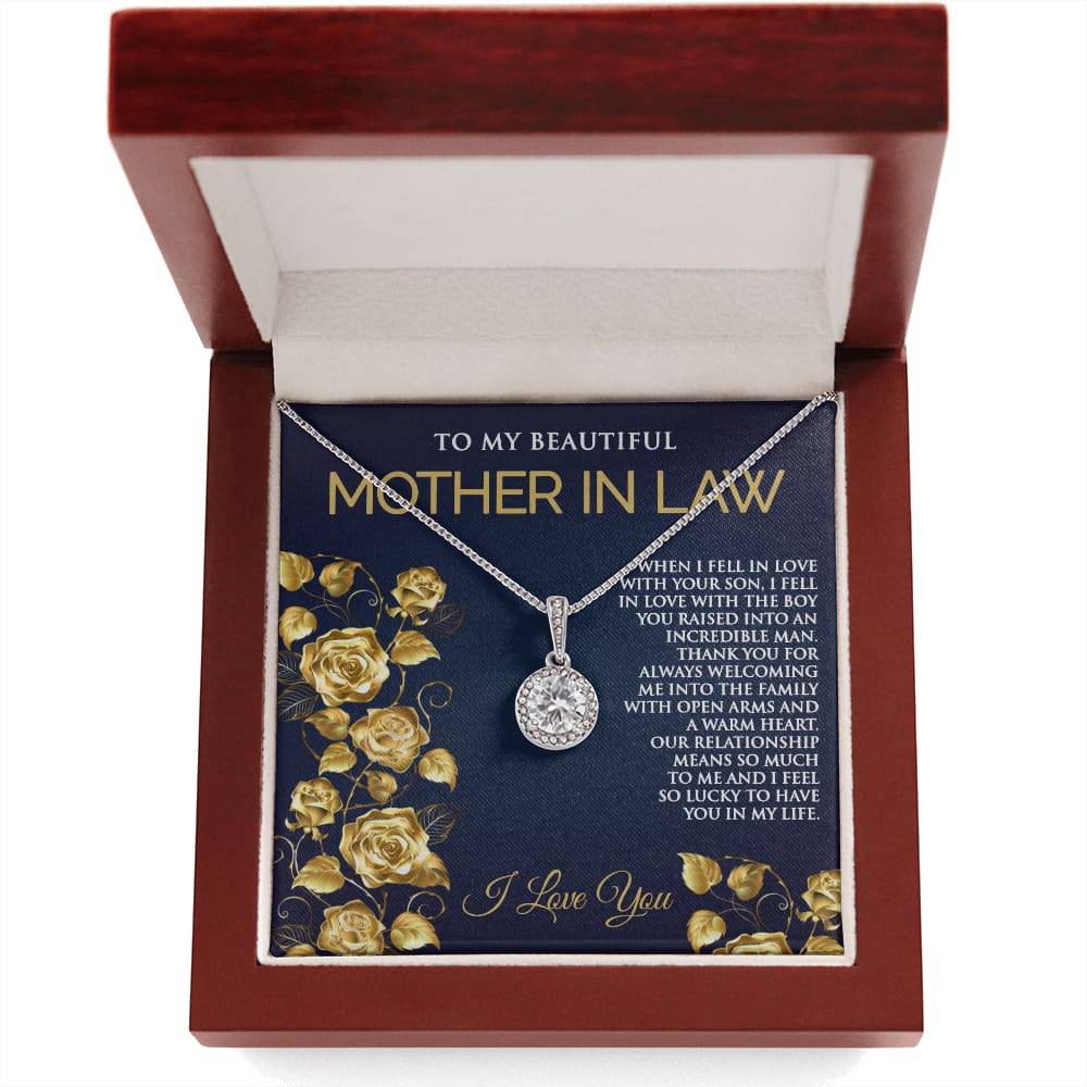 Eternal Hope Necklace for Mother in Law - Meaningful Cards