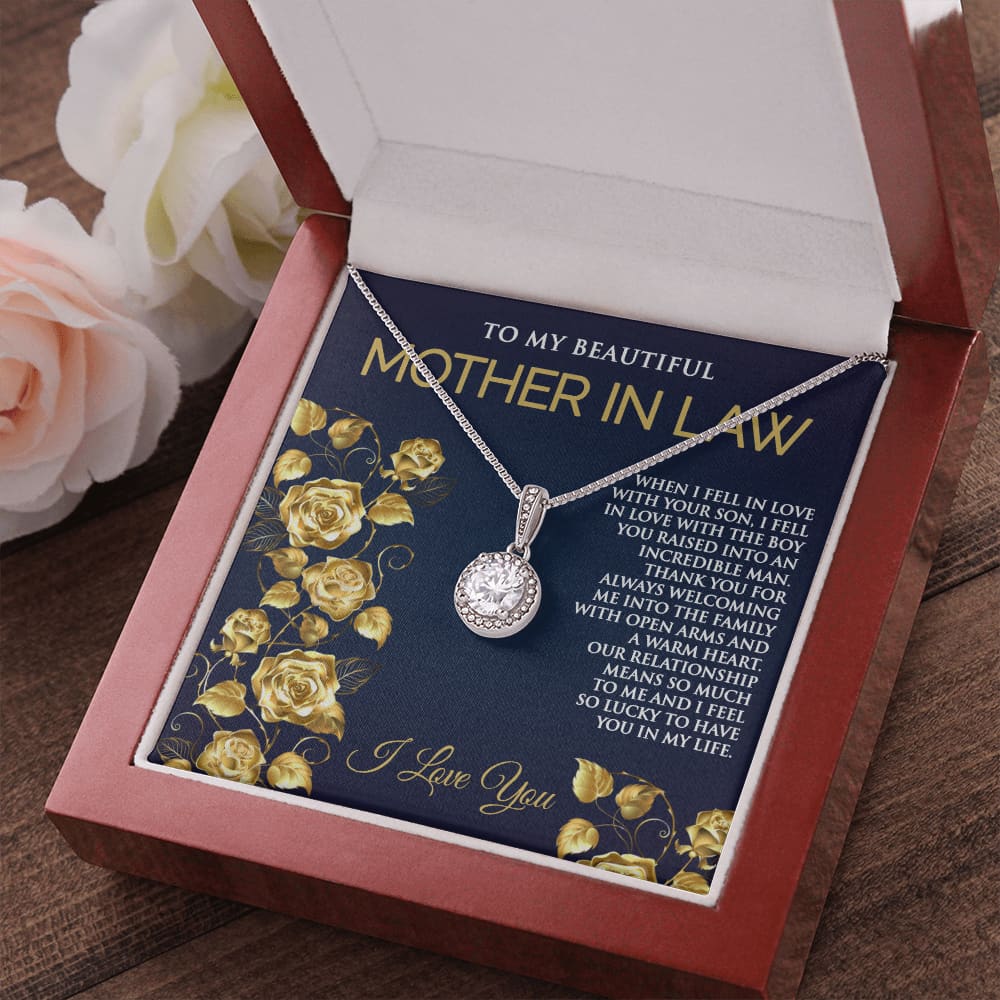 Eternal Hope Necklace for Mother in Law - Meaningful Cards