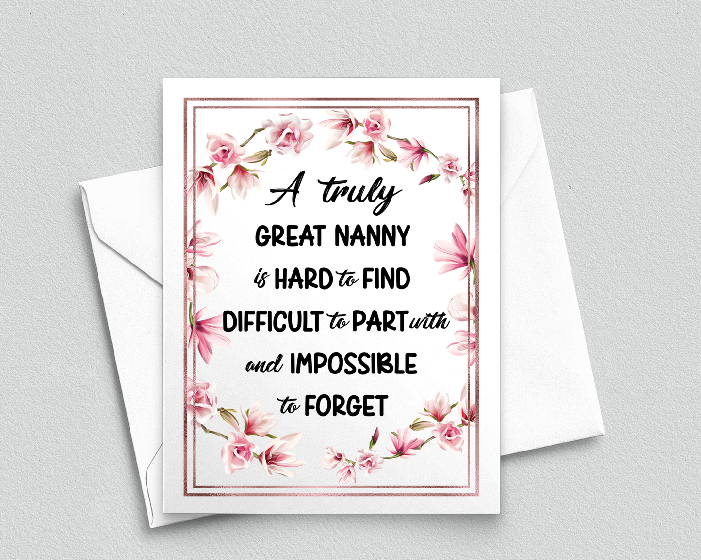 Nanny Thank You Card