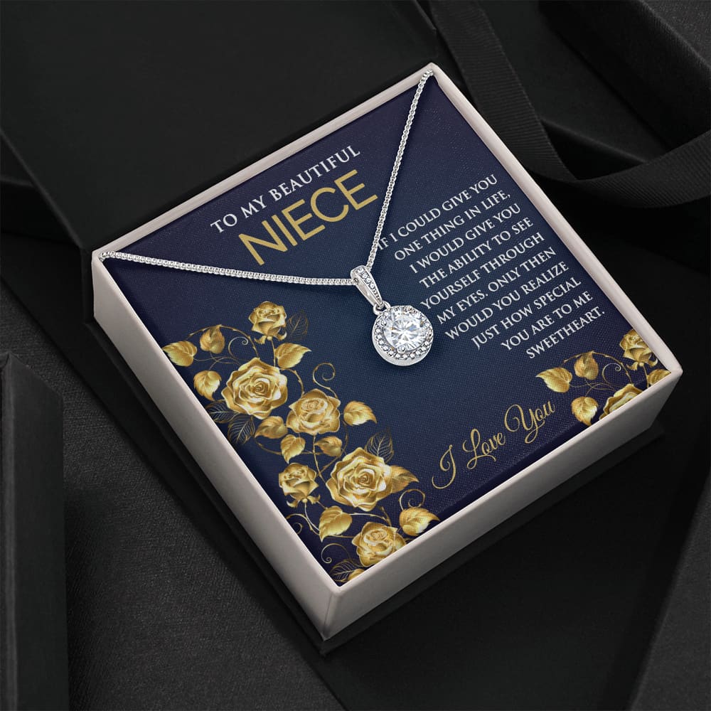 Eternal Hope Necklace for Niece - Meaningful Cards