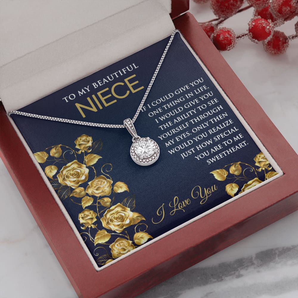 Eternal Hope Necklace for Niece - Meaningful Cards