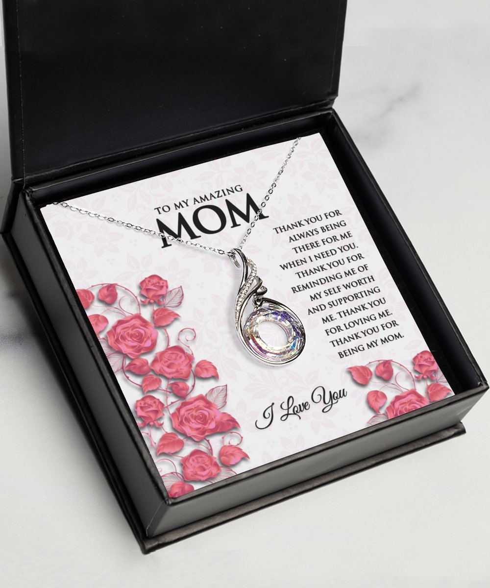 Personalized Gifts for Mom Solid Silver Necklace Jewelry (NEW) - Meaningful Cards