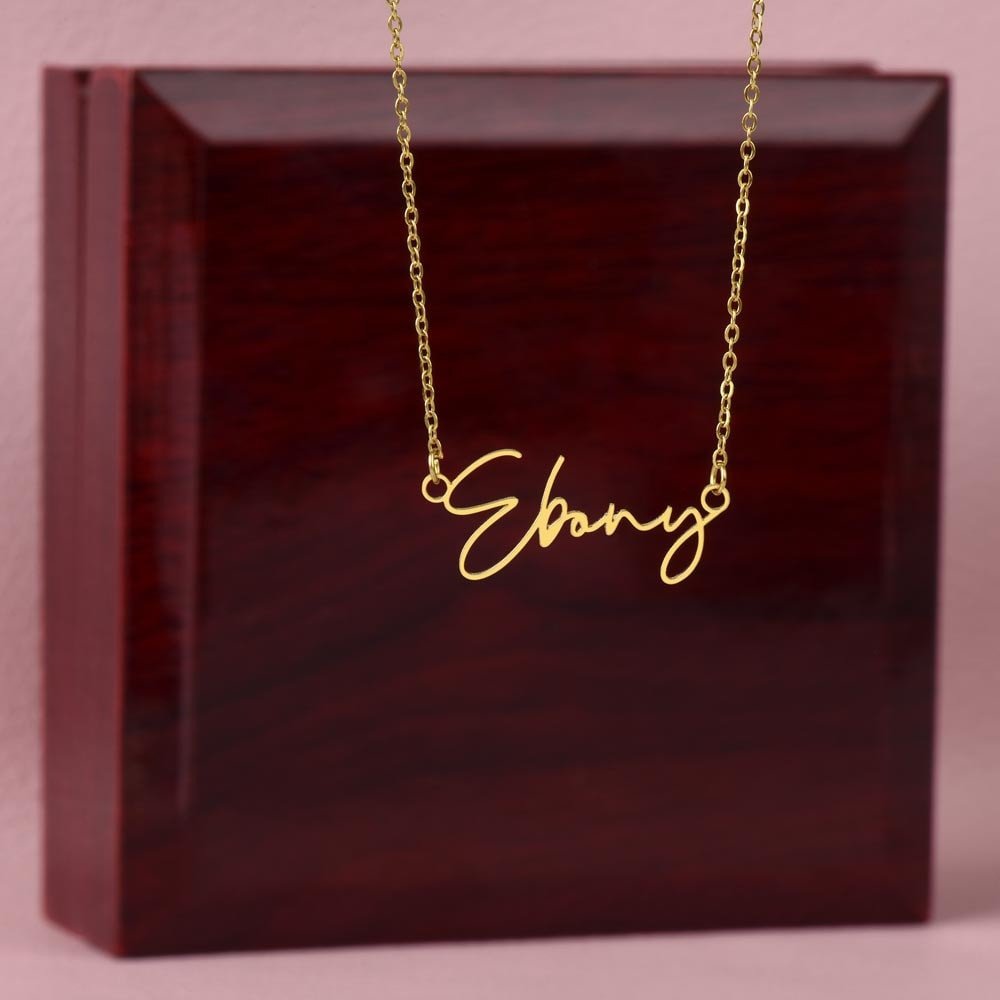 Personalized Name Necklace For Bonus Daughter - Name Plate Gift for Stepdaughter - Meaningful Cards