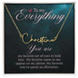 Personalized Name Necklace For Her, Perfect Gift for Her, Personalized Gift, To my Everything Romantic Gift - Meaningful Cards