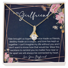 sentimental to my girlfriend gift - alluring beauty gold necklace - Meaningful Cards