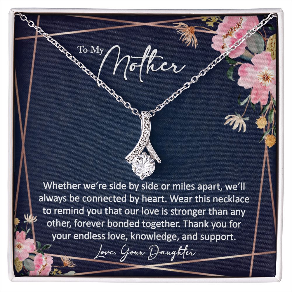 sentimental to my mom gift from daughter - alluring beauty gold necklace - Meaningful Cards