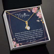 sentimental to my mom gift from son - alluring beauty gold necklace - Meaningful Cards