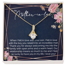 sentimental to my mother in law gift - alluring beauty gold necklace - Meaningful Cards