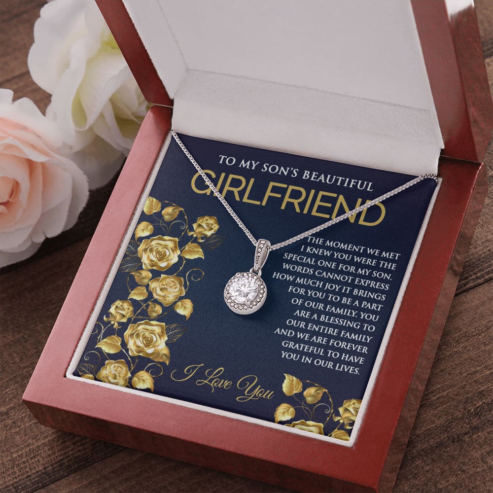 Eternal Hope Necklace for Sons Girlfriend - Meaningful Cards