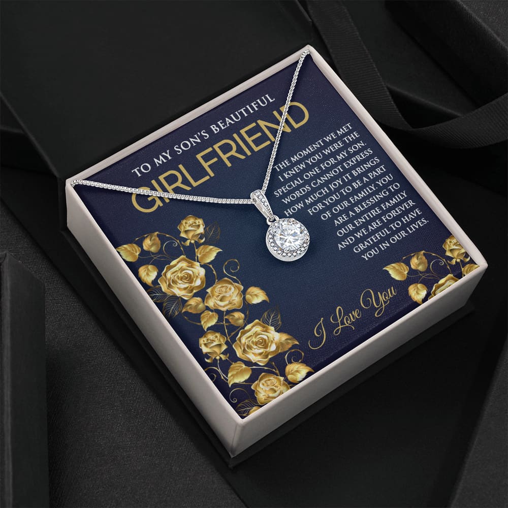 Eternal Hope Necklace for Sons Girlfriend - Meaningful Cards