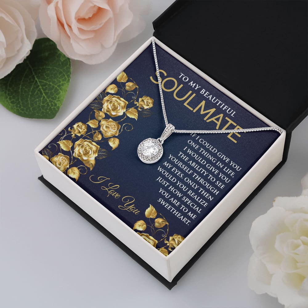 Eternal Hope Necklace with Message Special Soulmate - Meaningful Cards