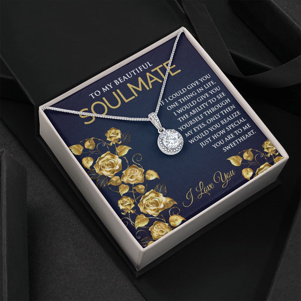 Eternal Hope Necklace with Message Special Soulmate - Meaningful Cards