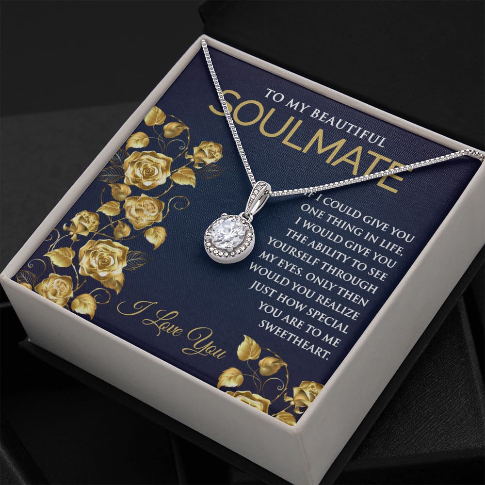 Eternal Hope Necklace with Message Special Soulmate - Meaningful Cards