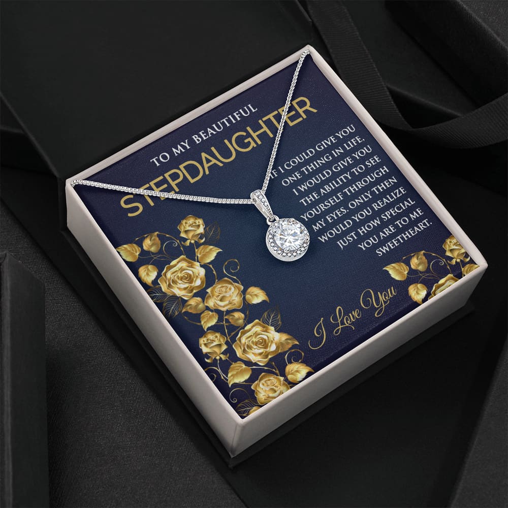 Eternal Hope Necklace Gift for Stepdaughter - Meaningful Cards