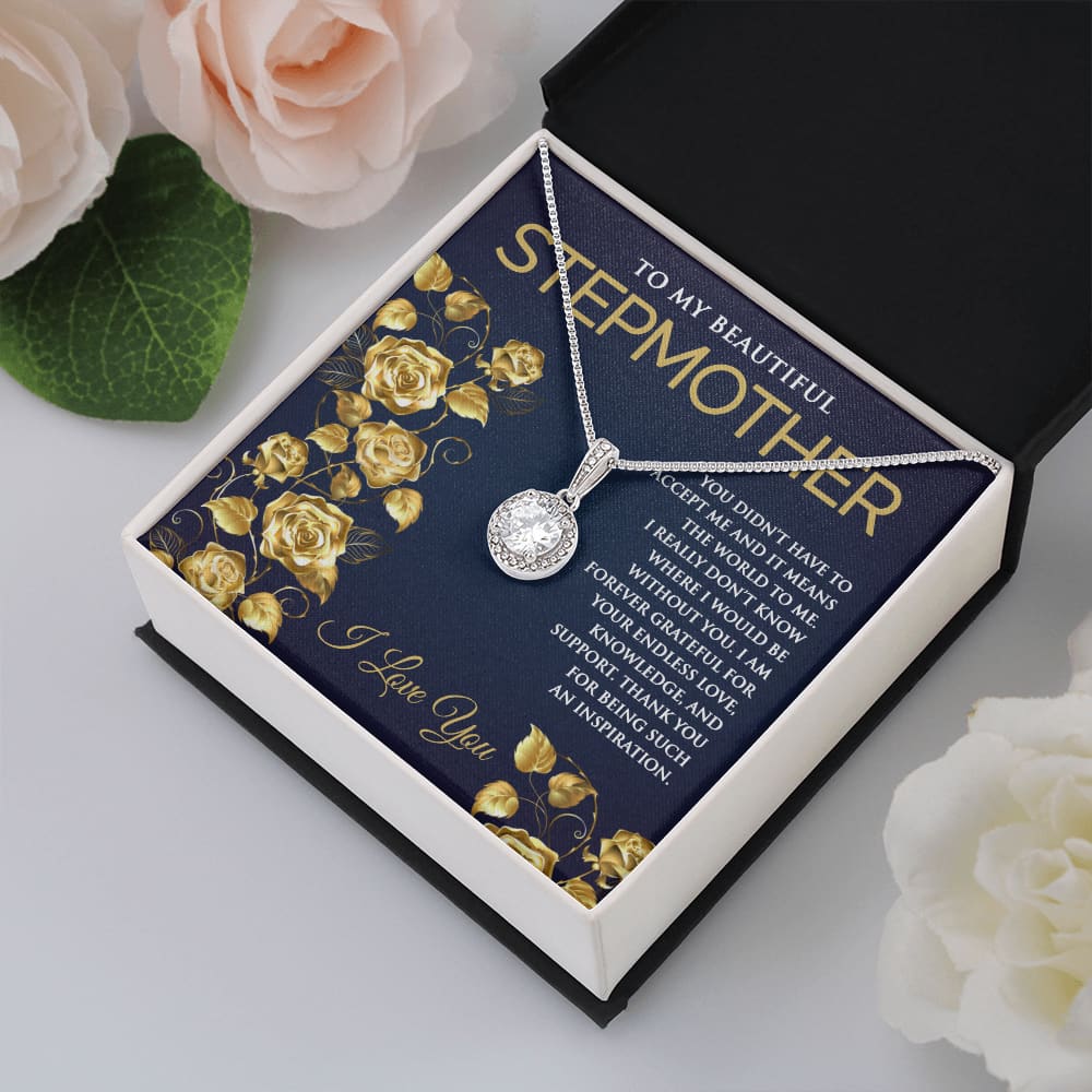 Eternal Hope Necklace for Stepmother - Meaningful Cards