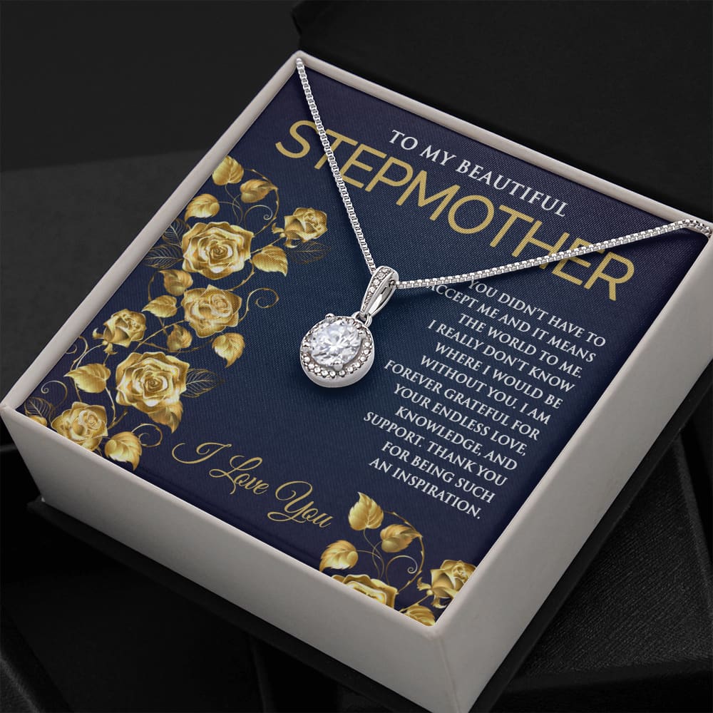 Eternal Hope Necklace for Stepmother - Meaningful Cards