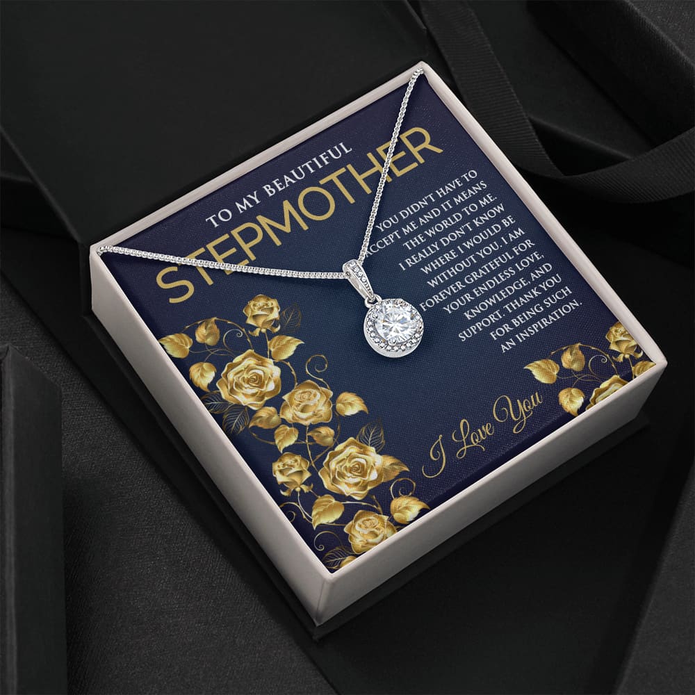 Eternal Hope Necklace for Stepmother - Meaningful Cards
