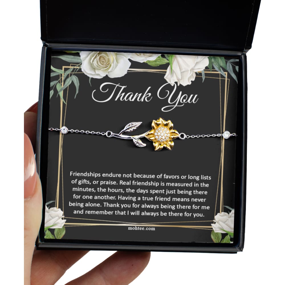Thank You Bracelet Anklet Gift - Meaningful Cards