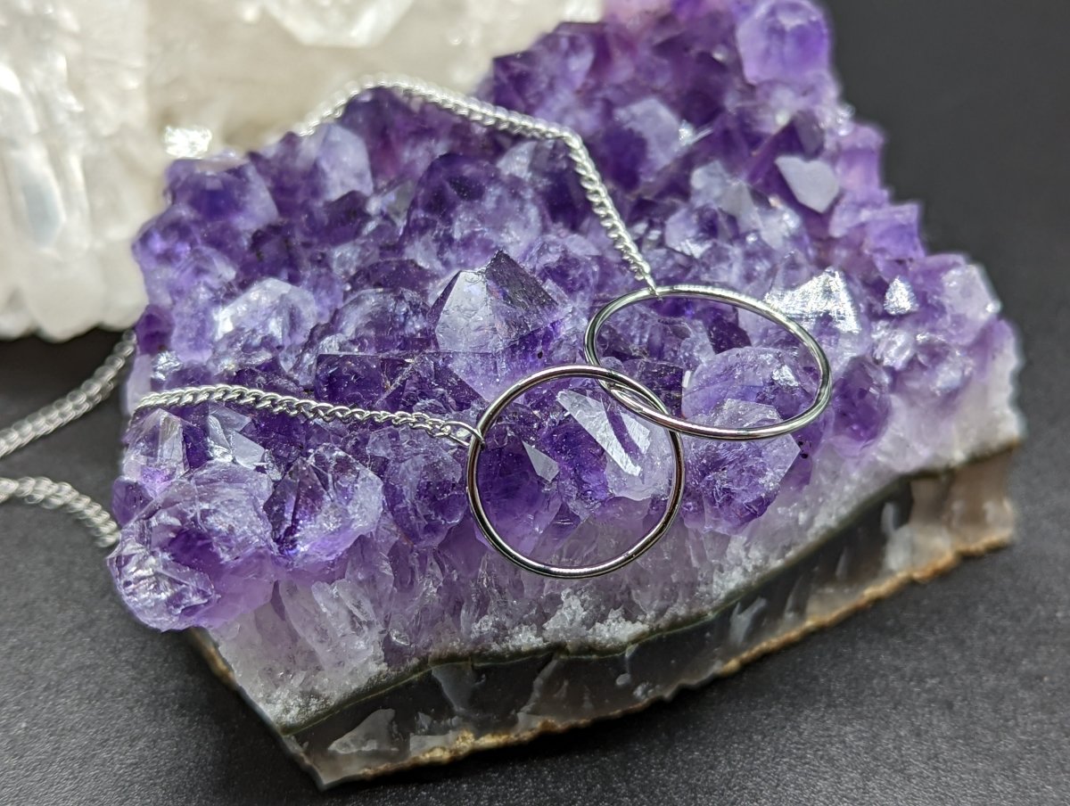 To My Daughter My Baby Girl Interlocking Circles Necklace - Meaningful Cards