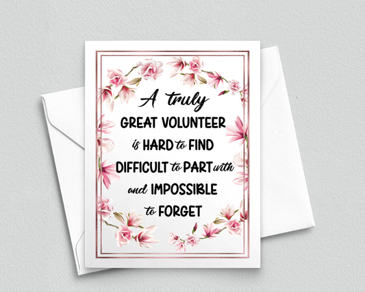 Volunteer Thank You Card